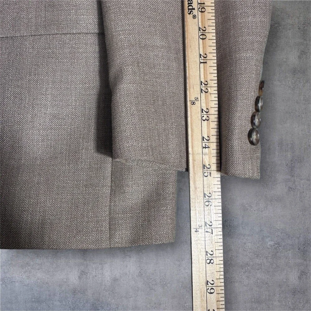 RALPH LAUREN Mens Blazer Sport Coat Two Button Suit Jacket Brown/Tan 43R
